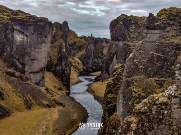 Zwiedzanie Islandii - kanion